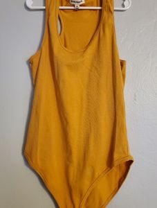 Mustard bodysuit